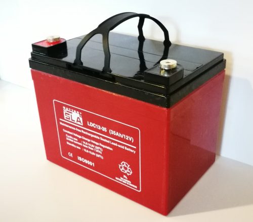 SLA LDC12-35 12V 35Ah zárt, gondozásmentes ciklikus AGM akkumulátor
