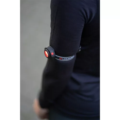 LEDLENSER NEO CU2R tölthető jelzőlámpa futáshoz Li-ion/ Fekete