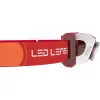 LEDLENSER SEO5 fejlámpa piros 180lm