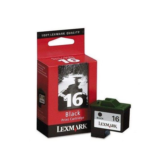 Lexmark 10N0016 (Bk) No.16 fekete eredeti tintapatron