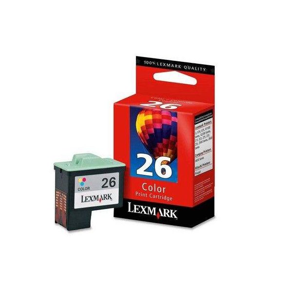 Lexmark 10N0026 (Col) No.26 színes eredeti tintapatron