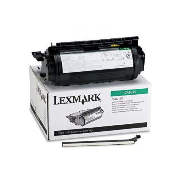 Lexmark (Optra T520) 12A6835 fekete eredeti toner