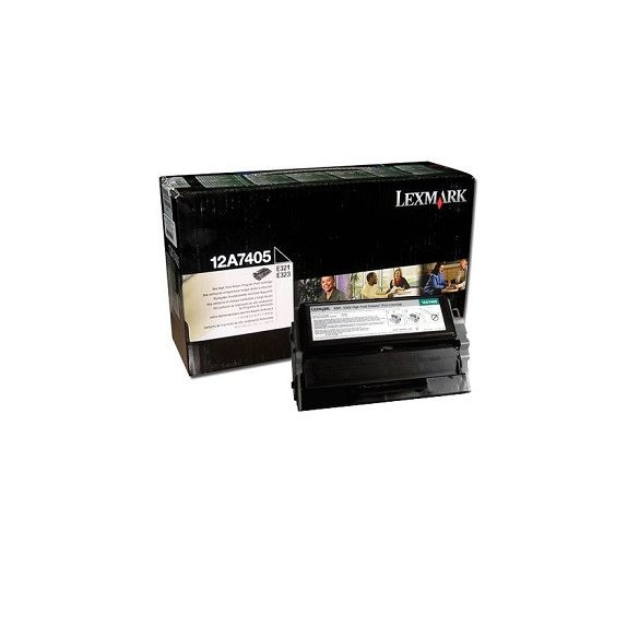 Lexmark (E321/323) 12A7405 fekete eredeti toner