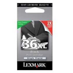 Lexmark 18C2170E (Bk) No.36XL fekete eredeti tintapatron