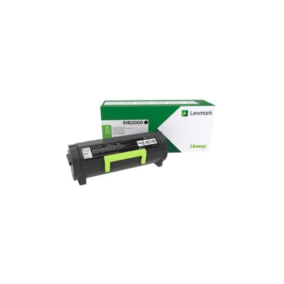 Lexmark MS317 [51B2000] fekete eredeti toner 2,5K (51B2000)