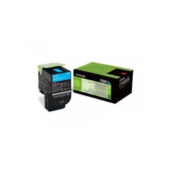 Lexmark (702C) 70C20C0 kék eredeti toner