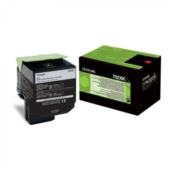 Lexmark (702XK) 70C20K0 fekete eredeti toner