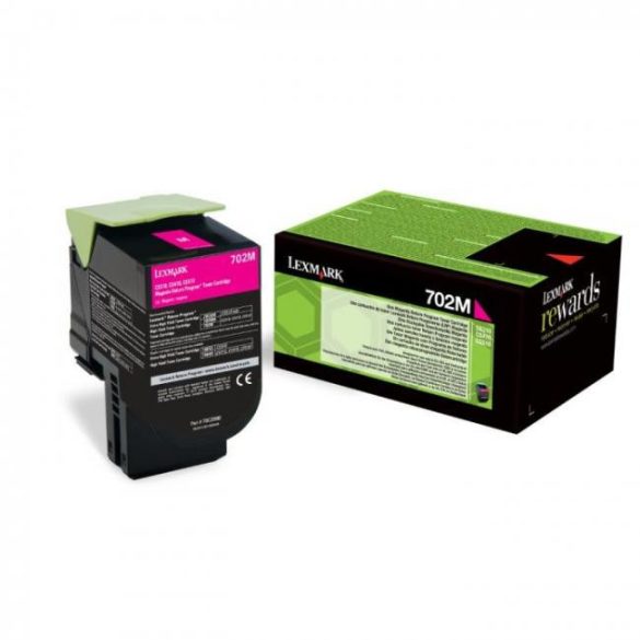 Lexmark (702) 70C20M0 magenta eredeti toner