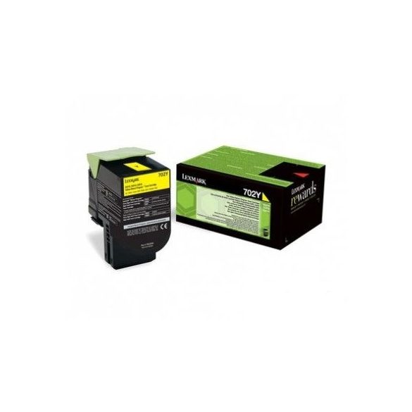 Lexmark (702Y) 70C20Y0 sárga eredeti toner