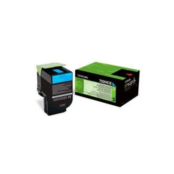 Lexmark (70x) 70C2HCE kék eredeti toner High Corporate