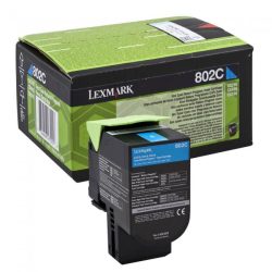 Lexmark (802C) 80C20C0 kék eredeti toner