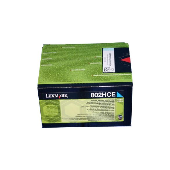 Lexmark (CX410/510) 80C2HCE kék eredeti toner