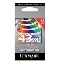 Lexmark 18Y0143 (Col) No.43XL színes eredeti tintapatron