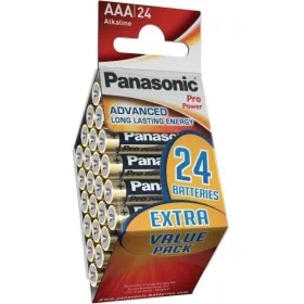   Panasonic Pro Power AAA mikro 1.5V szupertartós alkáli elemcsomag LR03PPG-24PT