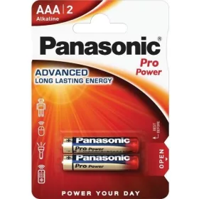   Panasonic Pro Power AAA mikro 1.5V szupertartós alkáli elemcsomag LR03PPG-2BP