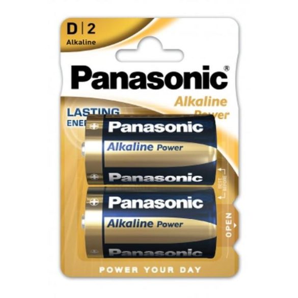 Panasonic Alkaline Power D/góliát 1.5V alkáli/tartós elemcsomag