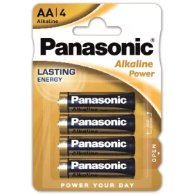   Panasonic Alkaline Power AA ceruza 1.5V alkáli/tartós elemcsomag LR6APB-4BP
