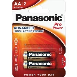   Panasonic Pro Power AA ceruza 1.5V szupertartós alkáli elemcsomag LR6PPG-2BP