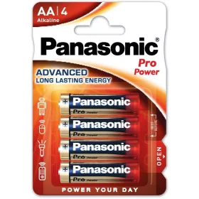   Panasonic Pro Power AA ceruza 1.5V szupertartós alkáli elemcsomag LR6PPG-4BP