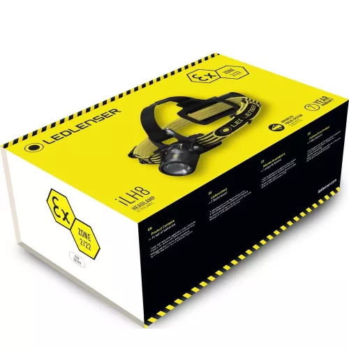 LEDLENSER iLH8 Robbanásbiztos fejlámpa ATEX