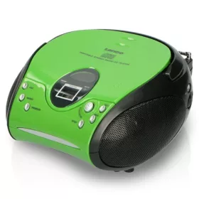 Lenco SCD-24 GREEN-BLACK cd-s rádiómagnó