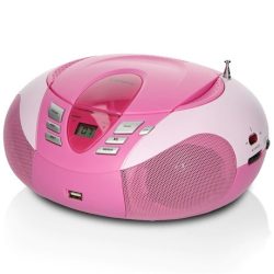 Lenco SCD-37 PINK cd-s rádiómagnó, mp3 usb