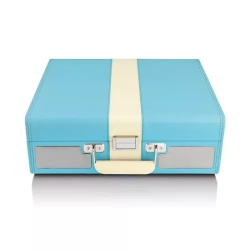 Lenco TT-33 BLUE retro lemezjátszó beépített hangszórókkal