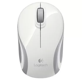   Logitech Egér - M187 (Vezeték nélküli, Optikai, USB, fehér)