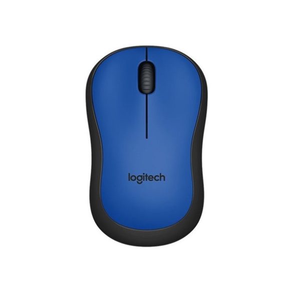 Logitech Egér - M220 (Vezeték nélküli, Optikai, 1000 DPI, SILENT, Kék)