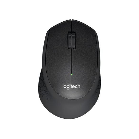 Logitech Egér - M330 SILENT PLUS (Vezeték nélküli, Optikai, USB, fekete)