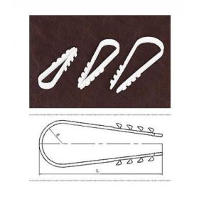 Kábel rögzítő U típusú (50db)