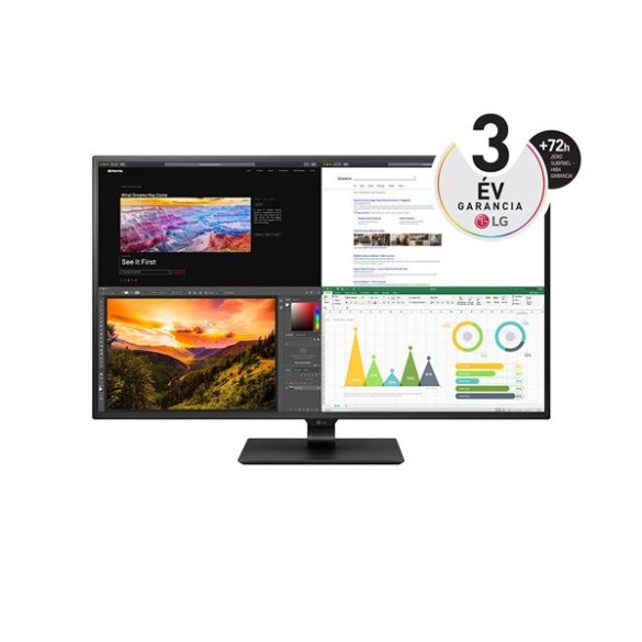 LG Monitor 43" - 43UN700-B (IPS; 16:9; 4K 3840x2160; 5ms; 1000:1; 400cd; 4xHDMI; DP; USB-C, HDR10, Spkr)