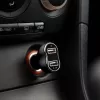 MNC Autós szivargyújtó adapter - 2 x USB - fekete (55054BK)