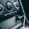MNC autós szivargyújtó adapter 2 USB aljzat max 2.4A (54931BK)