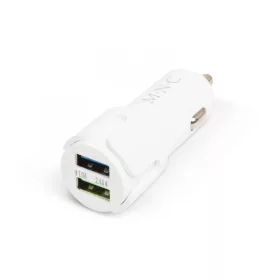   MNC autós szivargyújtó adapter 2 USB aljzat max 2.4A (54931WH)