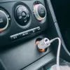 MNC autós szivargyújtó adapter 2 USB aljzat max 2.4A (54931WH)