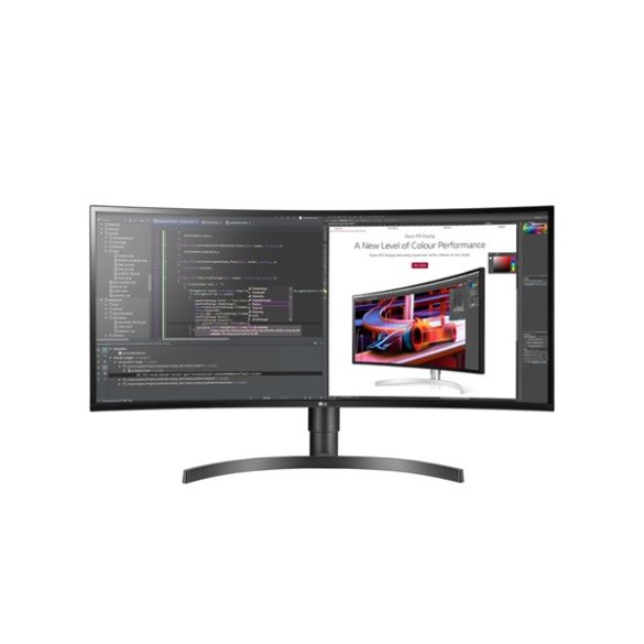 LG Monitor 34" - 34WL85C-B (Ívelt; IPS; 21:9; 4K 3440x1440; 5ms; 1000:1; 300cd; HDMIx2; DP; HDR10; USB; Spkr; sRGB 99%)