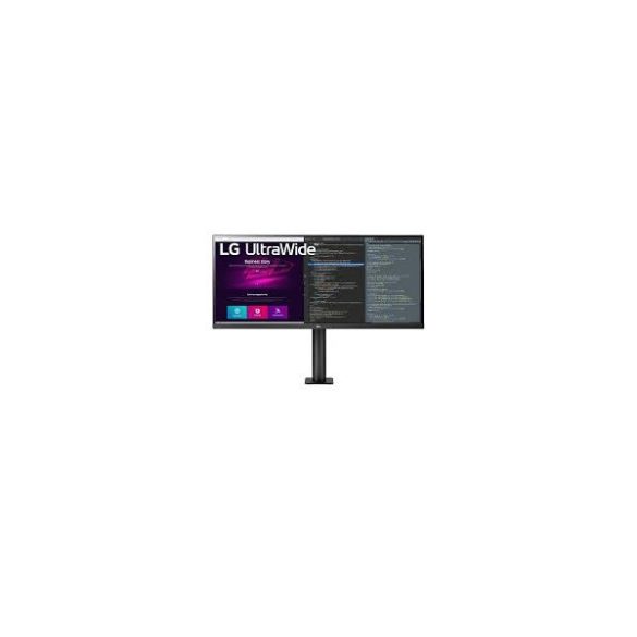 LG Monitor 34" - 34WN780-B (IPS; 21:9; 4K 3440x1440; 5ms; 1000:1; 300cd; HDMIx2; DP; HDR10; USB; Spkr; sRGB 99%)
