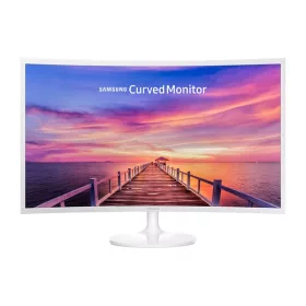   Samsung Monitor 31,5" - C32F391FWU (VA, 16:9, 1920x1080, 250cd/m2, 4ms, Mega DCR, HDMI, Dsub, fehér, ívelt)