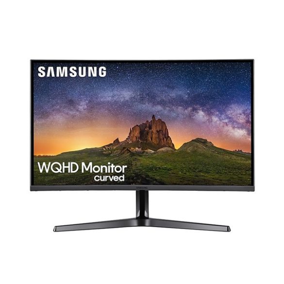 Samsung Monitor 31,5" - C32JG50QQU (VA, 16:9, 2560x1440, 300cd/m2, 4ms, 2xHDMI, sötétszürke)