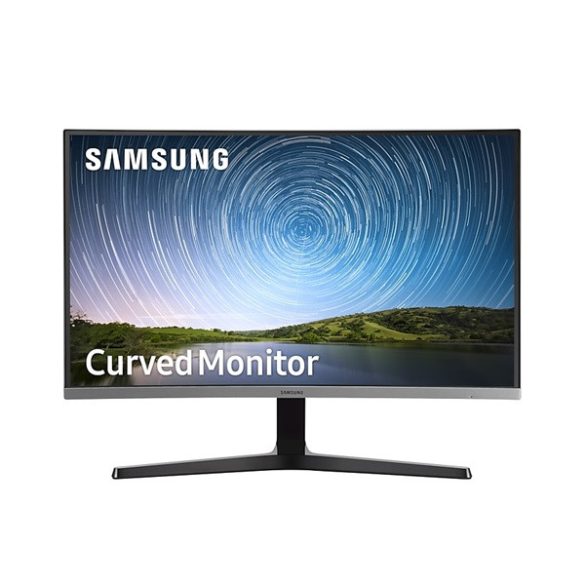 Samsung Monitor 27" - C27R500FHU (VA, 16:9, 1920x1080, 220cd/m2, 4ms, HDMI, ezüst, ívelt, keret nélküli)