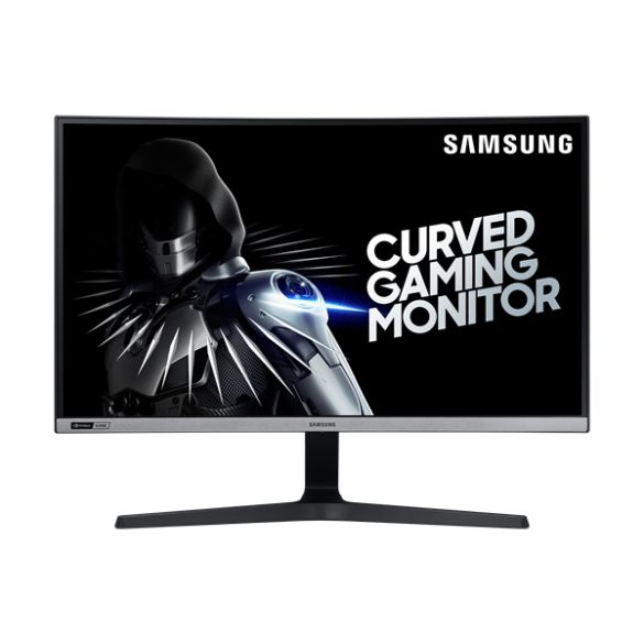 Samsung Monitor 27" - C27RG50FQU (VA, 16:9, 1920x1080, 300cd/m2, 4ms, HDMI, DisplayPort, 3,5 mm Jack, ezüst, ívelt)