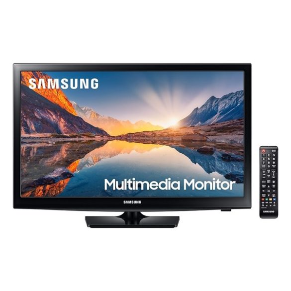 Samsung Monitor 24" - S24R39M (VA, 16:9, 1366x768, 250cd/m2, 8ms, 2xHDMI, távirányító, beépített hangszóró, fekete)