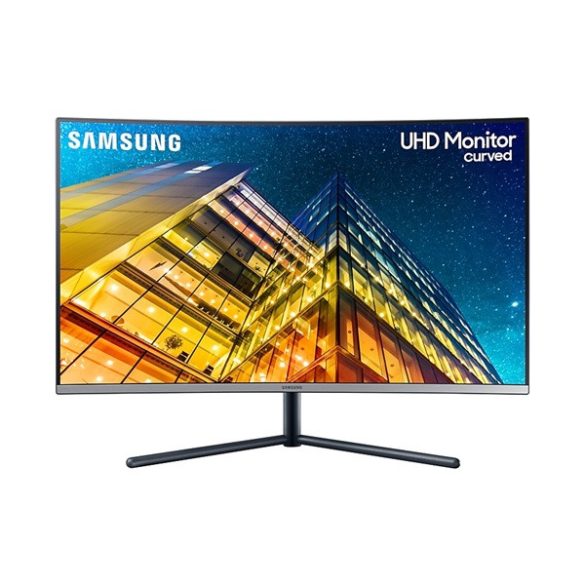 Samsung Monitor 31,5" - U32R590CWU (VA, 16:9, 3840x2160, 250cd/m2, 4ms, Mega DCR, HDMI, DP, antracit)