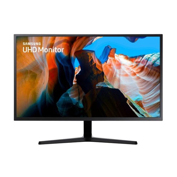 Samsung Monitor 31,5" - U32J590UQU (VA, 16:9, 3840x2160, 270cd/m2, 4ms, 2xHDMI, DP, fekete)