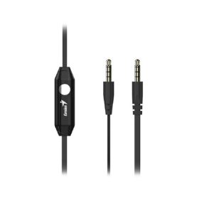   Genius Fülhallgató - HS-M228 (3.5mm Jack, mikrofon, fekete/fehér)