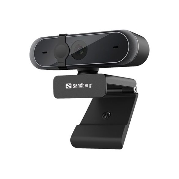 Sandberg Webkamera - 133-95 (2592x1944 képpont, 5 Megapixel, 30 FPS, USB 2.0, univerzális csipesz, mikrofon)