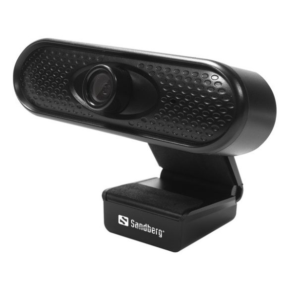 Sandberg Webkamera - 133-96 (1920x1080 képpont, 2 Megapixel, 30 FPS, USB 2.0, univerzális csipesz, mikrofon)