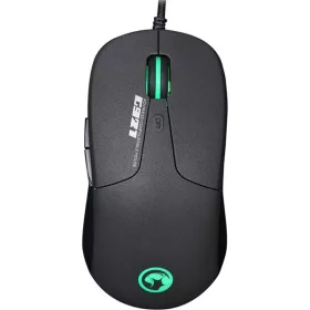  Marvo Egér - G921 (Pixart 3325, 5000DPI, 1000Hz, 6 gomb, LED, harisnyázott kábel, fekete)