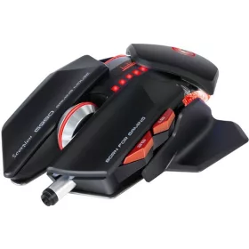   Marvo Egér - G980 (Pixart 3325, 6000DPI, 1000Hz, 6 gomb, LED, harisnyázott kábel, fekete)